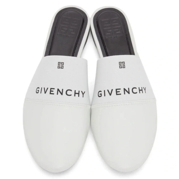 GIVENCHY Bedford 4G Logo White Leather Flats
Mules Size 37 - Picture 1 of 13